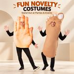 Funny Hand and Foot Costume Set Adult Unisex Halloween Party Dress Up Outfit