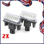 LED Rear License Plate Light Lamp For Toyota Auris Proace Yaris Avensis Camry UK