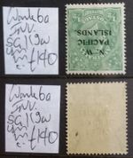 NW Pacific Islands GV ½d green stamp WMK INV SG119w UM c£140