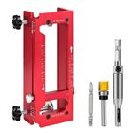 Adjustable Door Hinge Jig Kit  Door Lock Aluminum Hinge Template Locator Clamp