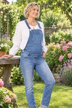 Seraphine Light Blue Slim Leg Denim Dungarees | UK Size 8 | BNWT | SOLD OUT