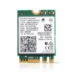 Intel AX210 Dual Band Bluetooth 5.2 Wifi 6E M.2 Card 3000Mbps Network Adapter