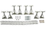 Static Caravan Axle Stands complete Siting Kit for Concrete Base Mobile Home