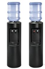 Black - Bottle Floor Standing Water Cooler Dispenser - Cold and Ambient