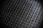 3mm Penny Coin Rubber Flooring Matting Anti Slip for Garage, Van Car Industrial
