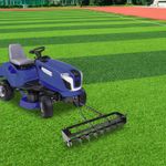 32" Tow Behind Lawn Aerator Tool Rolling Tractor Soil Penetrator Mower Hitch