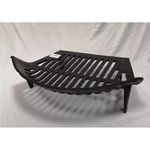 Round Tower Single Fire Grate Bottom Base Bow Fronted Cast Iron For 16'' Opening