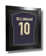 Frame For Signed Junior Football Shirt Black Frame Black Mount NP