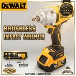 DeWALT DCF900 20V Brushless Impact Wrench 1/2" 1898Nm High Torque Cordless