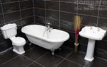 Freestanding Bathroom Suite Traditional Victorian White Roll Top Bath Claw Foot