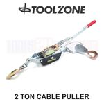 Toolzone 2 Ton Hand Winch Cable Puller Turfer Boat Trailer / Car / Auto Lifting 