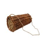 Bee Hotel Insect House Natural Willow Bamboo Nesting Box for Solitary Bees
