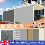 2X3/3X3/3X4/4X5M Sun Shade Sail Waterproof Outdoor Square Rectangle Garden Patio