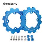 Dual Sprocket Chain Guard Protector For YAMAHA RAPTOR 700 YFM700R 2006-2024 PAIR
