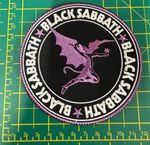 Black Sabbath Purple Creature Woven Sew Or Iron On Patch Officially Licensed