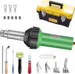 1600W Hot Air Gun 20℃- 600℃, Floor Welder Variable Temperature Control 21 Pieces