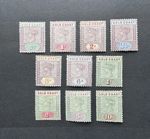 Gold Coast SG 26/34 QV Set MINT - CAT £450