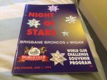 1994 WCC Programme - Brisbane Broncos v Wigan - Programme