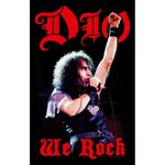 Dio 'We Rock' Printed Flag - NEW textile poster
