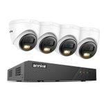 ANNKE 3K CCTV Security System Two-Way Audio Full Color IP Camera 8CH 8MP POE NVR