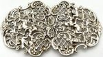 Victorian Silver Nurse Buckle by CM of Birmingham – 1897 – 46.08g