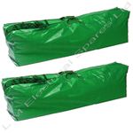2 x Extra Strong Christmas Tree Bag Zip Up Sack Storage Holdall 9ft Tall Trees