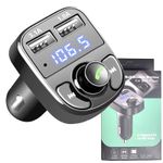 Car Kit MP3 Player USB Bluetooth FM Transmitter Charger Handsfree Adapter UK