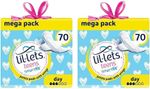 Lil-Lets Teens Day Pads X 70, Petite Towels for Girls & Teenagers, with Wings