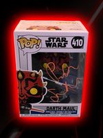 PETER SERAFINOWICZ HAND SIGNED DARTH MAUL FUNKO! POP STAR WARS 410 COA PROOF