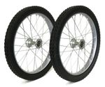 20 inch Heavy Duty Solid Rubber Cart Wheels Kit 800lb rating Set of 2 Wheels