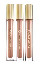 3pcs Max Factor Colour Elixir Lip Gloss | Shine Enhancers | 80 Lustrous Sand