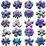 Rainbow Metal Fidget Spinner High Speed Finger Hand Spinner Stress Relief Toy UK