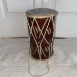Vintage Double Headed Dholak Folk Drum 25 x 14cm