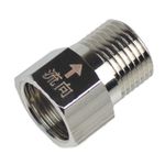 Secure 1/2 Male Female Threaded Brass Nonreturn Check Valve for Water Tank