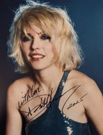 Debbie Harry Hand Signed Photograph 