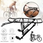 Bicycle Rear Rack Foldable Bikes Pannier Luggage Rack Carrier Bag Mountain Bike