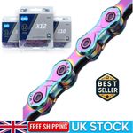 10/11/12 Speed MTB Road Bike Rainbow Magic Link KMC Aurora X10 X11 X12 Chain