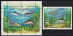 Fish Sheetlet of 4v+MS Uzbekistan 2006 MNH SG#MS523 MI#Block 41-42