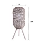 Wickerfield Natural Bamboo Lantern Candle  Holder Tripod Decorative Home
