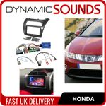 Car Stereo Double Din Fascia Steering kit For RHD Honda Civic 06-2011 FN TYPE R
