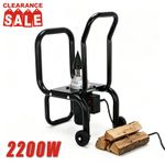 Electric Wood Splitter Firewood Splitter 7 Ton Splitting Force Portable Machine