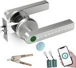 AILRINNI Smart Door Lock - 5 in 1 Fingerprint Door Lock, Zinc Alloy (P262)