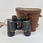 Vintage Pair Carl Zeiss Jena Telarem 18 X 50 Binoculars In Leather Case 