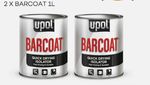 2 X U-POL BARCOAT QUICK DRYING ISOLATOR 1K PRIMER 2K PAINT REACTION UPOL BAR/1