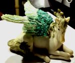 Vintage Pegasus Figurine Porcelain