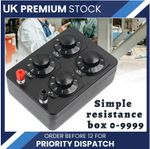 0-9999.9 Ohm Variable Resistance Box Decade Resistor Physical School Teaching