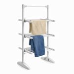 3 Tier Electrical Heated Folding Clothes Horse Airer Dryer with 24 Heated Rails