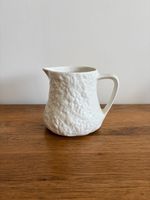 Vintage Cream Jug Made In England Textured Ceramic Milk Jug Rustic Cottage Kitch