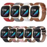 For Fitbit Sense 2 1/Versa 4/3/2/1/Lite Fashion Genuine Leather Watch Strap Band