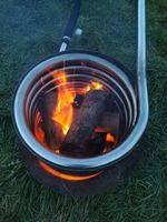 32mm water heater fireguard coil & 3m hose - stock tank, bathtub - UK made